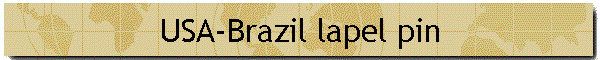 USA-Brazil lapel pin