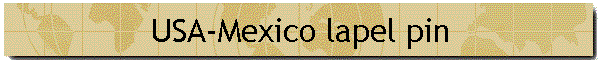 USA-Mexico lapel pin