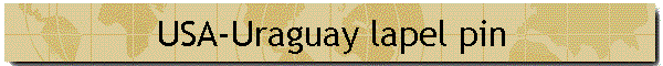 USA-Uraguay lapel pin